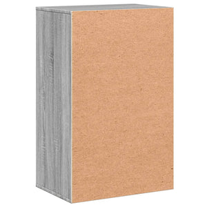 vidaXL Beistellschrank Grau Sonoma 56,5x39x90 cm Holzwerkstoff