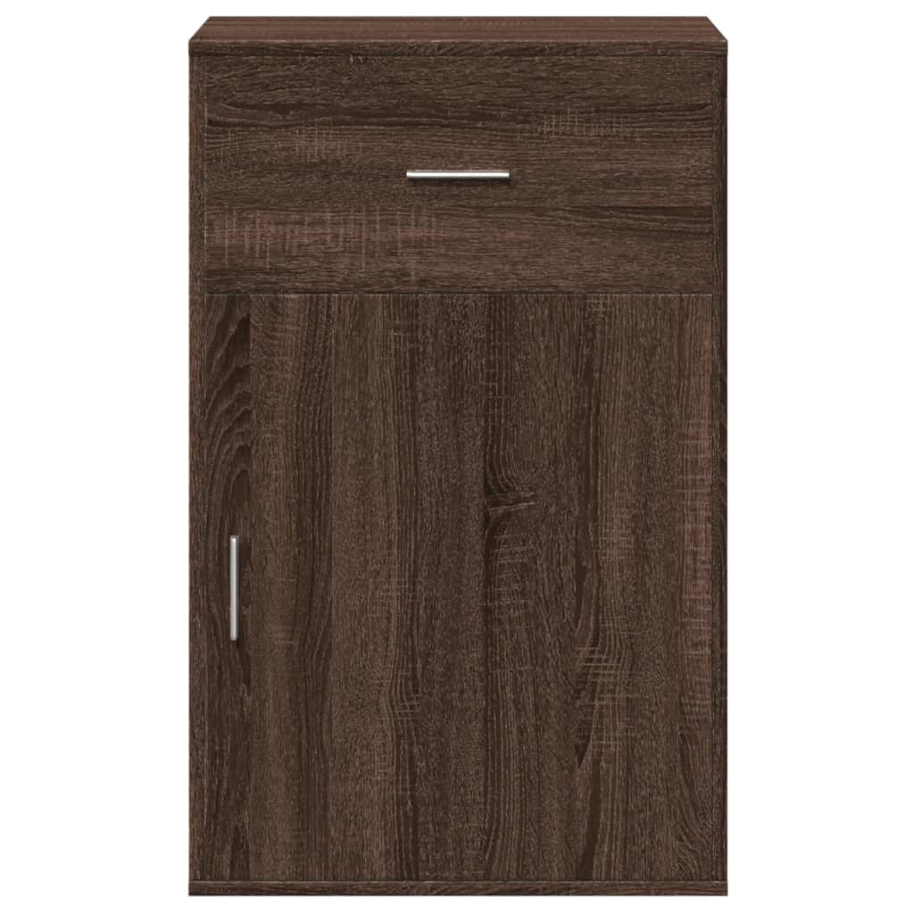 vidaXL Beistellschrank Braun Eichen-Optik 56,5x39x90 cm Holzwerkstoff