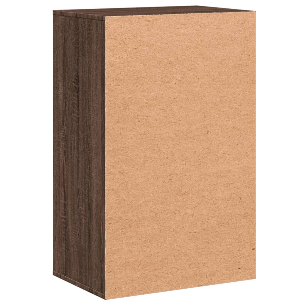 vidaXL Beistellschrank Braun Eichen-Optik 56,5x39x90 cm Holzwerkstoff