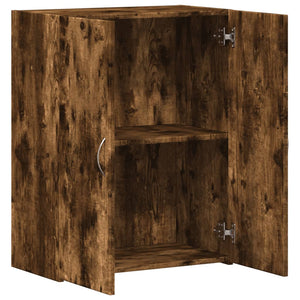 Aktenschrank Räuchereiche 60x32x77,5 cm Holzwerkstoff Stilecasa