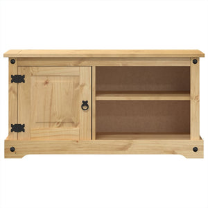 vidaXL TV-Schrank Corona 100x40x52 cm Massivholz Kiefer