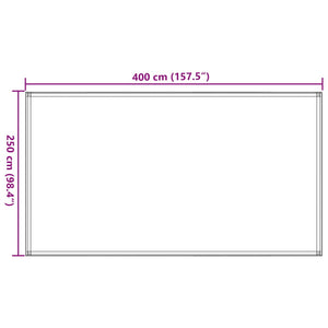 vidaXL Zeltteppich Hellgrün 250x400 cm HDPE