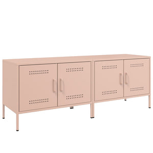 vidaXL TV-Schränke 2 Stk. Rosa 68x39x50,5 cm Stahl