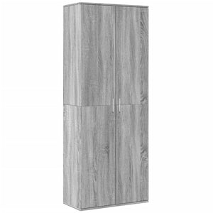 vidaXL Highboard Grau Sonoma 70x35x180 cm Holzwerkstoff