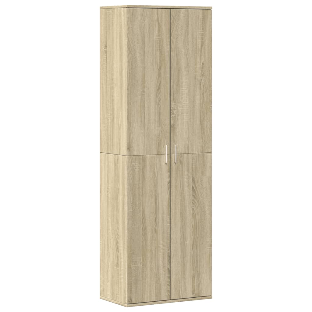 vidaXL Highboard Sonoma-Eiche 60x35x180 cm Holzwerkstoff