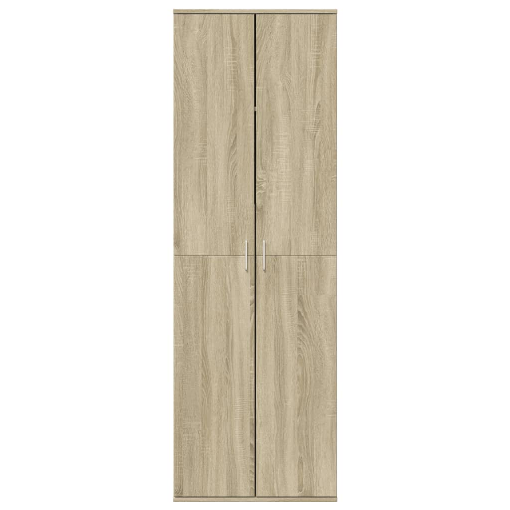 vidaXL Highboard Sonoma-Eiche 60x35x180 cm Holzwerkstoff