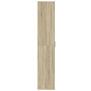 vidaXL Highboard Sonoma-Eiche 60x35x180 cm Holzwerkstoff