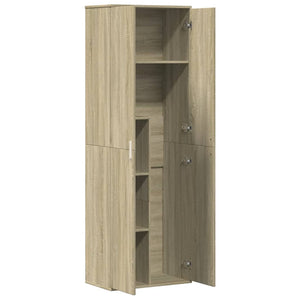 vidaXL Highboard Sonoma-Eiche 60x35x180 cm Holzwerkstoff