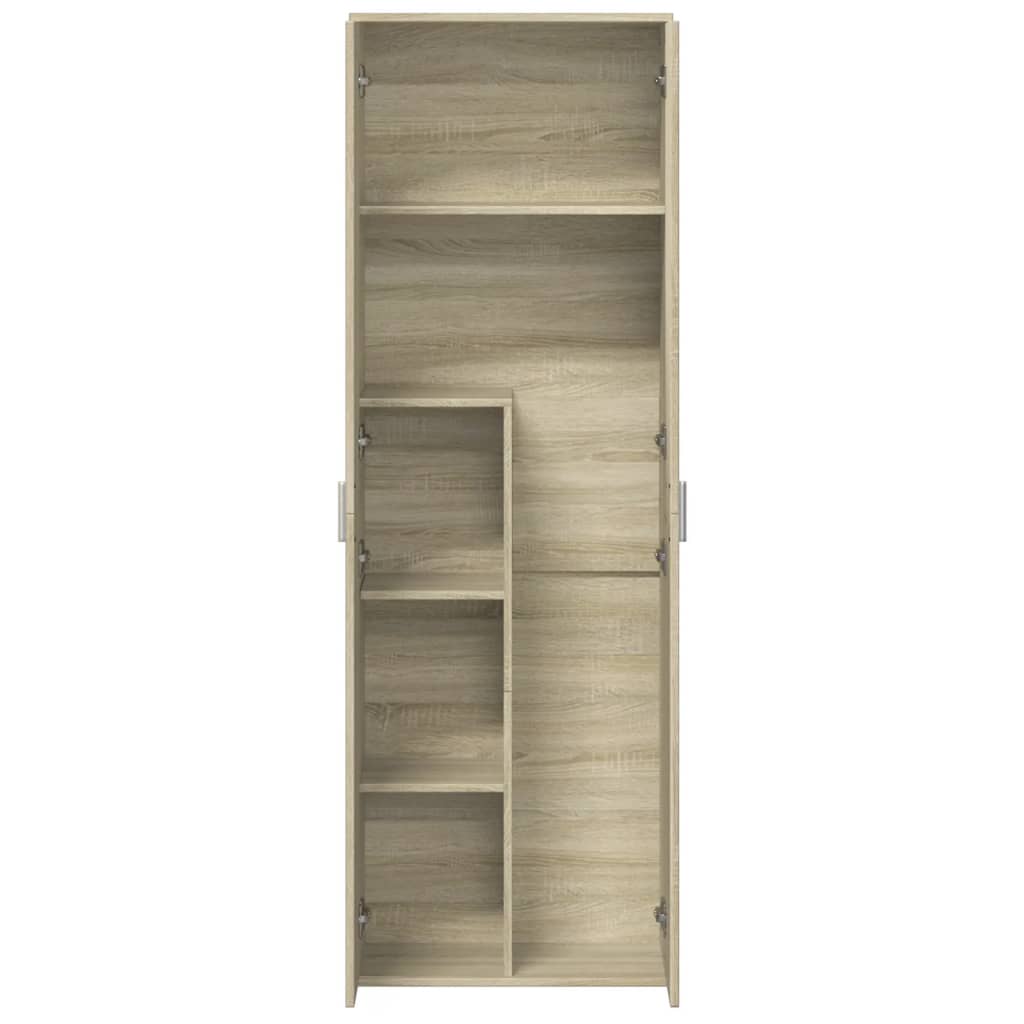 vidaXL Highboard Sonoma-Eiche 60x35x180 cm Holzwerkstoff