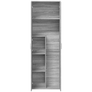 vidaXL Highboard Grau Sonoma 60x35x180 cm Holzwerkstoff