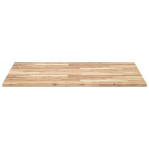 vidaXL Schreibtischplatte Unbehandelt 100x80x2 cm Massivholz Akazie