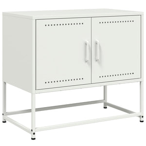 vidaXL TV-Schrank Weiß 68,5x39x60,5 cm Stahl