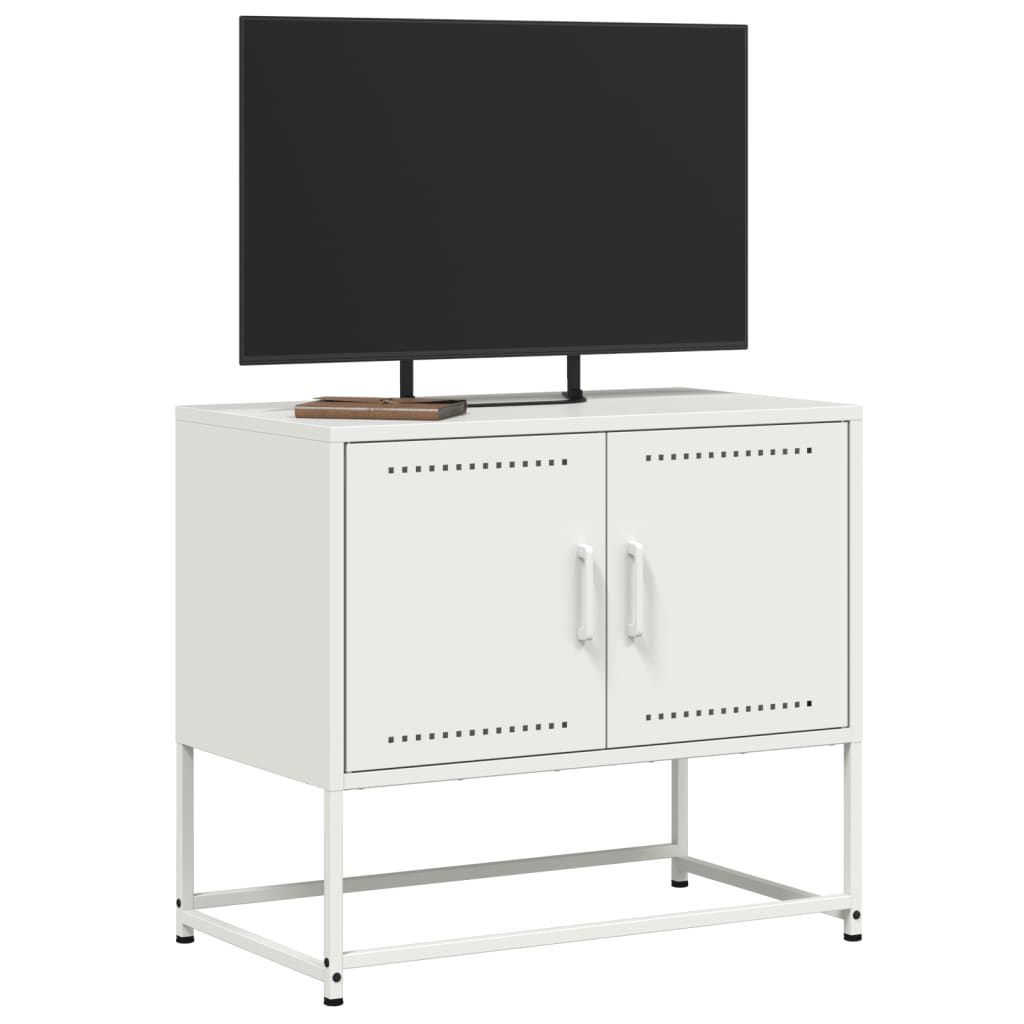 vidaXL TV-Schrank Weiß 68,5x39x60,5 cm Stahl