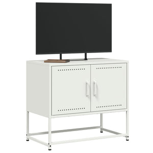 vidaXL TV-Schrank Weiß 68,5x39x60,5 cm Stahl