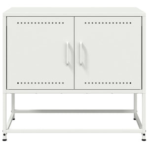 vidaXL TV-Schrank Weiß 68,5x39x60,5 cm Stahl