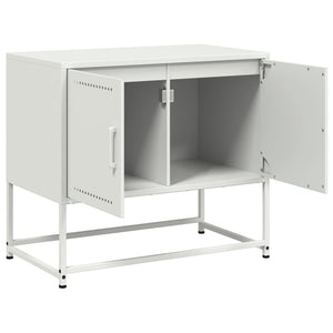 vidaXL TV-Schrank Weiß 68,5x39x60,5 cm Stahl