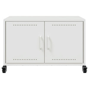 vidaXL TV-Schrank Weiß 68x39x43,5 cm Stahl