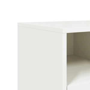 vidaXL TV-Schrank Weiß 100,5x39x43,5 cm Stahl