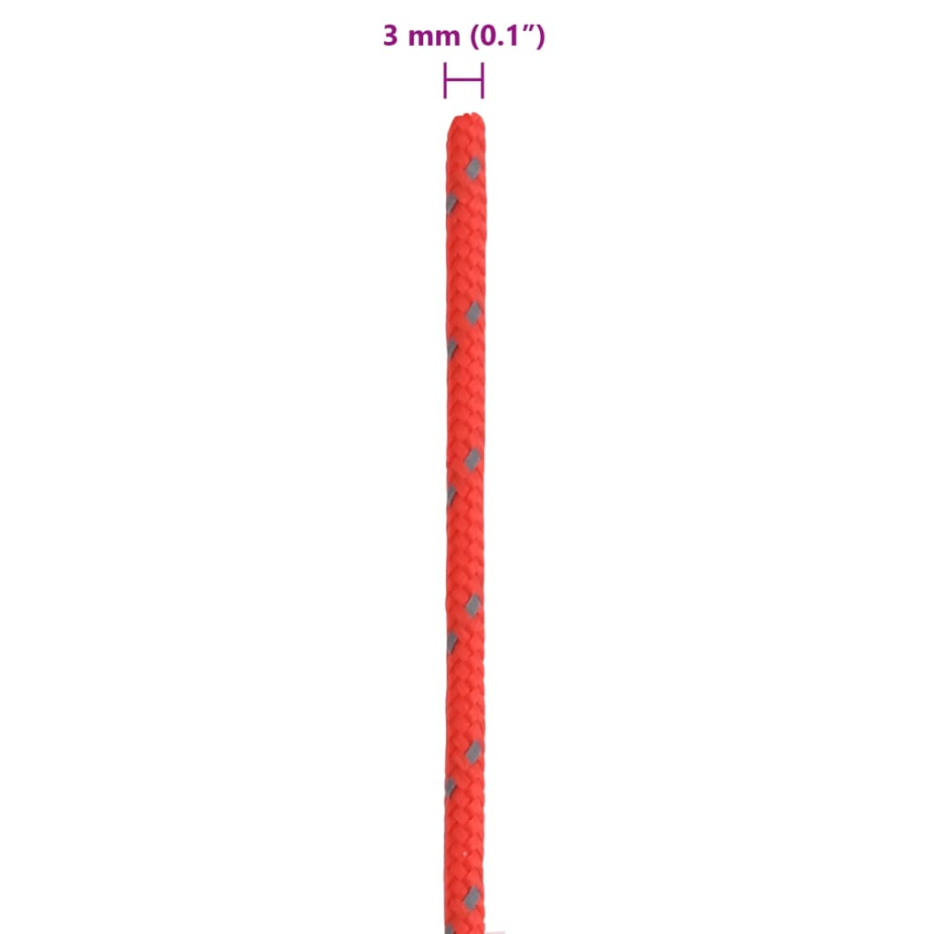 vidaXL Zeltleine Reflektierend mit Seilspannern 50 m 3 mm