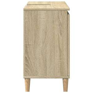 vidaXL Badschrank Sonoma-Eiche 65x33x60 cm Holzwerkstoff