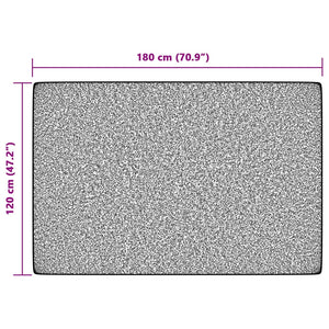 vidaXL  Indoor & Outdoor Teppich Mehrfarbig 120x180 cm Rutschfest