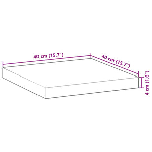 vidaXL Tischplatte Quadratisch 40x40x4 cm Massivholz Akazie