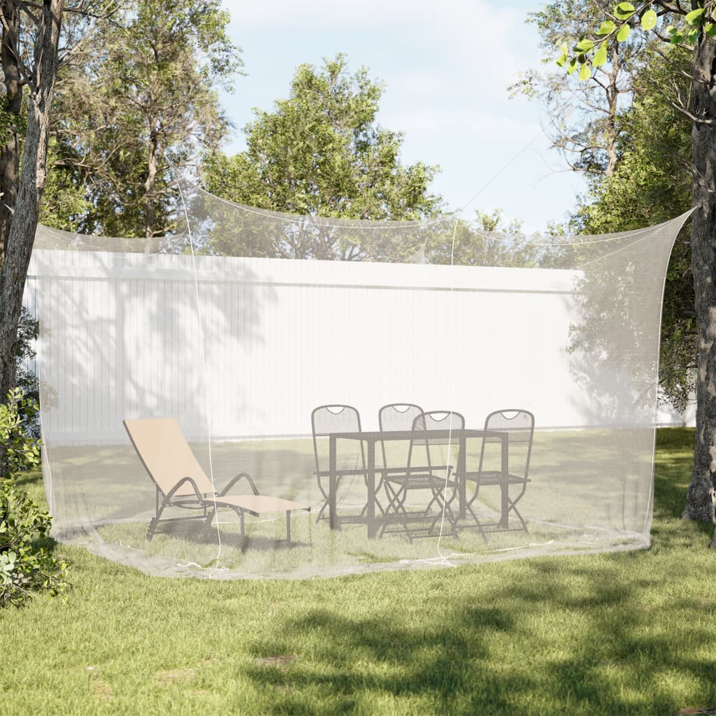 vidaXL Moskitonetz Indoor Outdoor 156 Mesh Weiß 300x300x250 cm