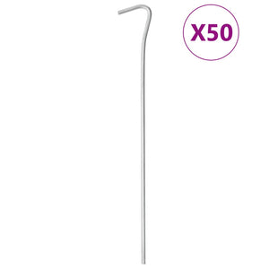 vidaXL Zeltheringe 50 Stk. 23 cm Ø4 mm Verzinkter Stahl