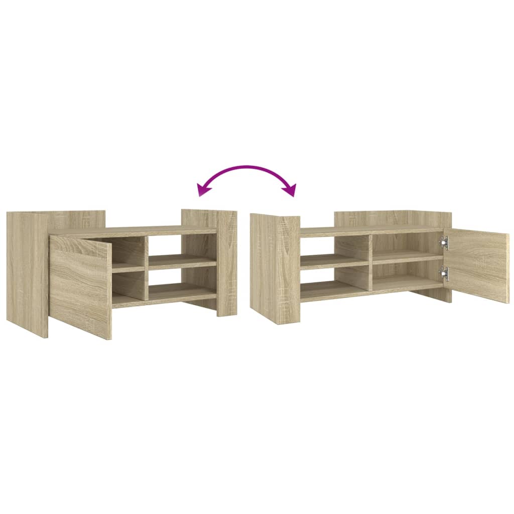 vidaXL TV-Schrank Sonoma-Eiche 80x35x40 cm Holzwerkstoff