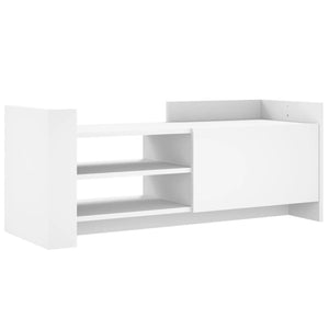 vidaXL TV-Schrank Weiß 100x35x40 cm Holzwerkstoff