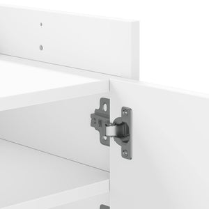 vidaXL TV-Schrank Weiß 100x35x40 cm Holzwerkstoff