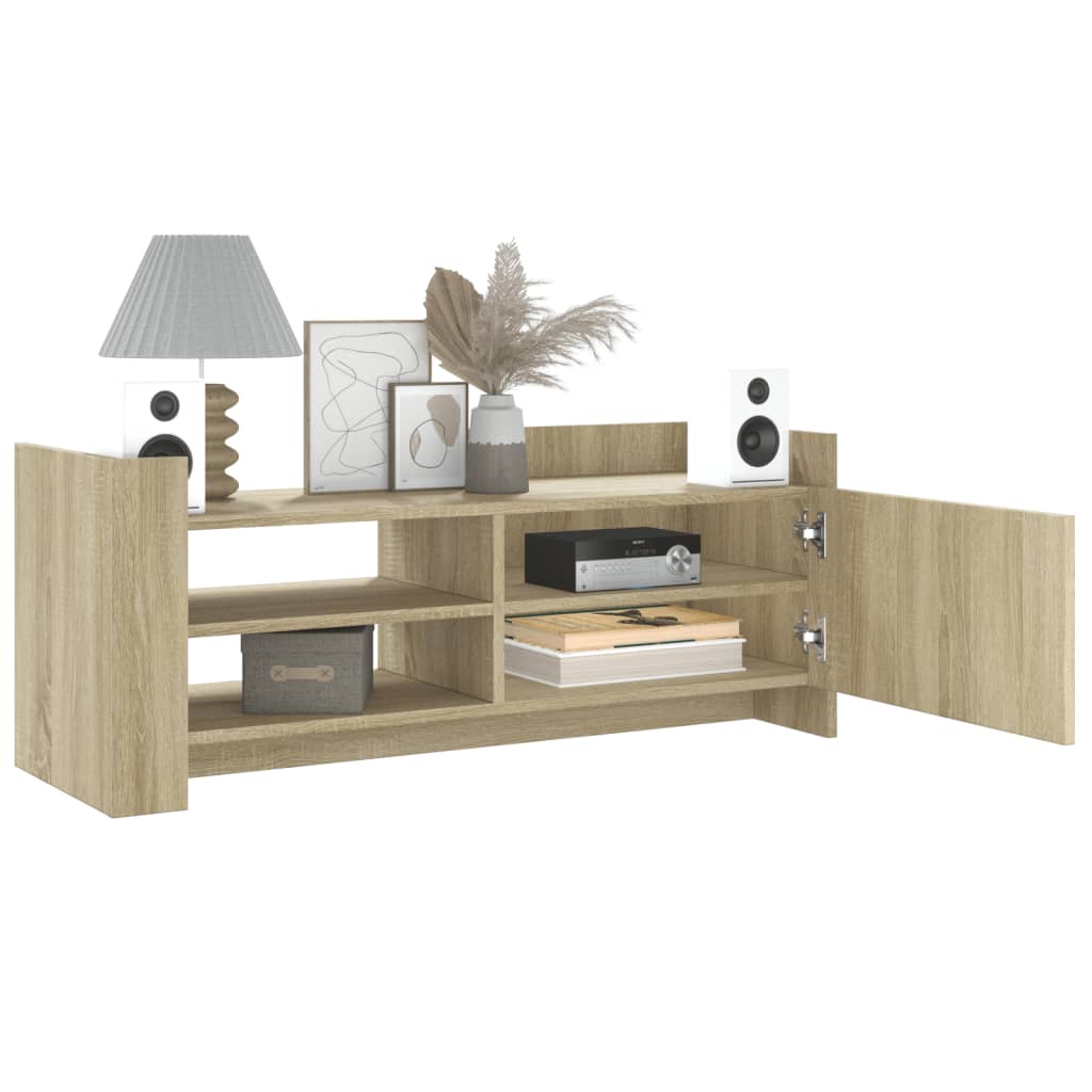 vidaXL TV-Schrank Sonoma-Eiche 100x35x40 cm Holzwerkstoff