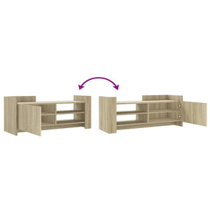 vidaXL TV-Schrank Sonoma-Eiche 100x35x40 cm Holzwerkstoff