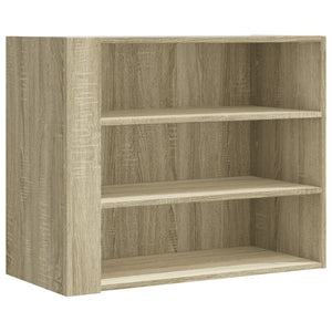 vidaXL Wandregal Sonoma-Eiche 75x35x60 cm Holzwerkstoff