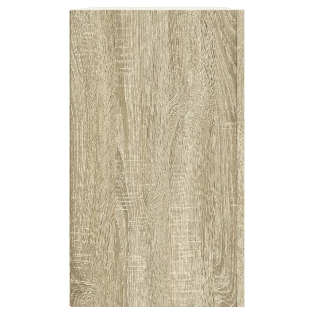 vidaXL Wandregal Sonoma-Eiche 75x35x60 cm Holzwerkstoff