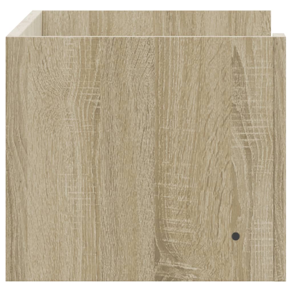 vidaXL Wandregal Sonoma-Eiche 70,5x35x30,5 cm Holzwerkstoff