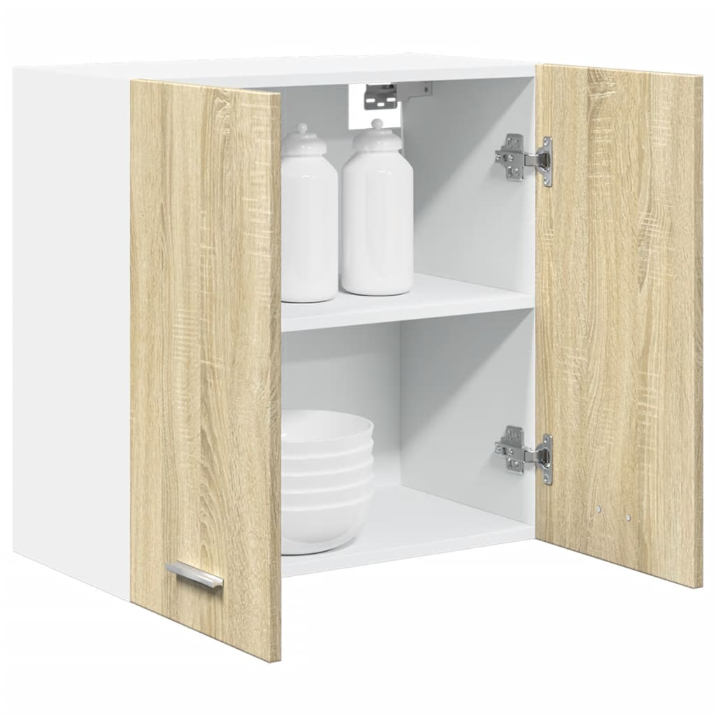 vidaXL Hängeschrank Sonoma-Eiche 60x31x60 cm Holzwerkstoff