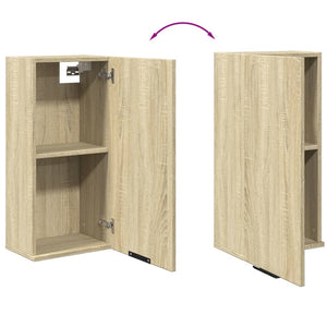 Wand-Badschrank Sonoma-Eiche 32x20x67 cm Stilecasa