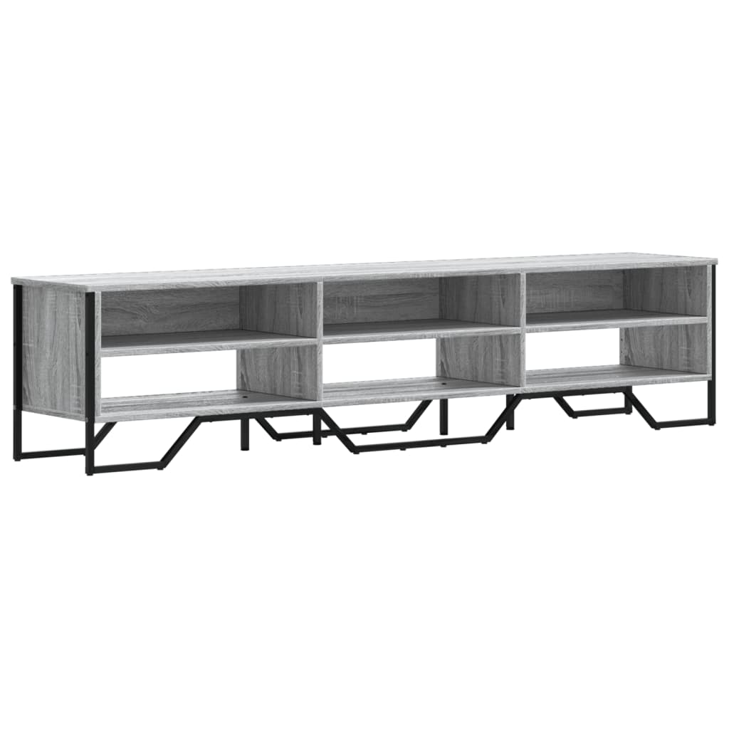 vidaXL TV-Schrank Grau Sonoma 180x34x41 cm Holzwerkstoff