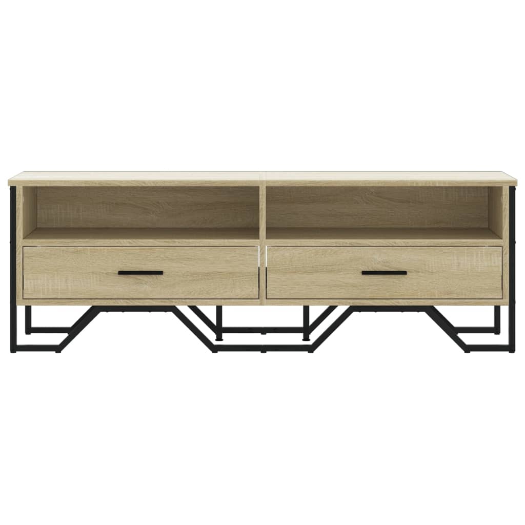 vidaXL TV-Schrank Sonoma-Eiche 122x34x41 cm Holzwerkstoff