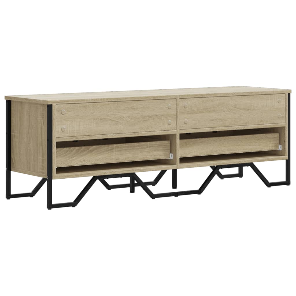 vidaXL TV-Schrank Sonoma-Eiche 122x34x41 cm Holzwerkstoff