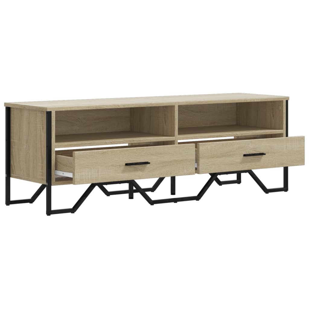 vidaXL TV-Schrank Sonoma-Eiche 122x34x41 cm Holzwerkstoff