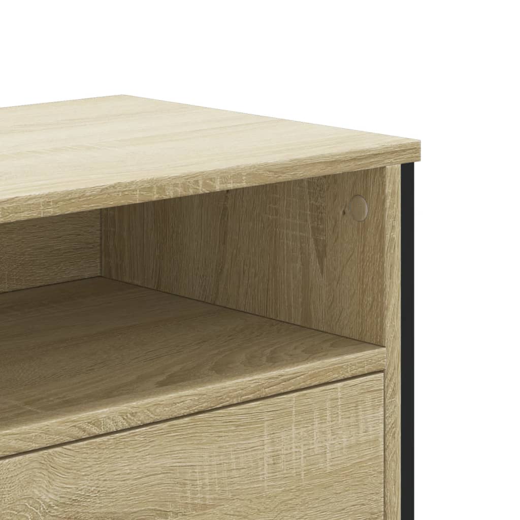 vidaXL TV-Schrank Sonoma-Eiche 122x34x41 cm Holzwerkstoff