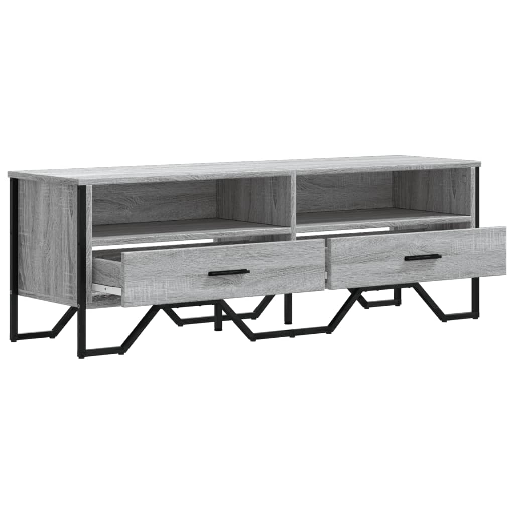 vidaXL TV-Schrank Grau Sonoma 122x34x41 cm Holzwerkstoff