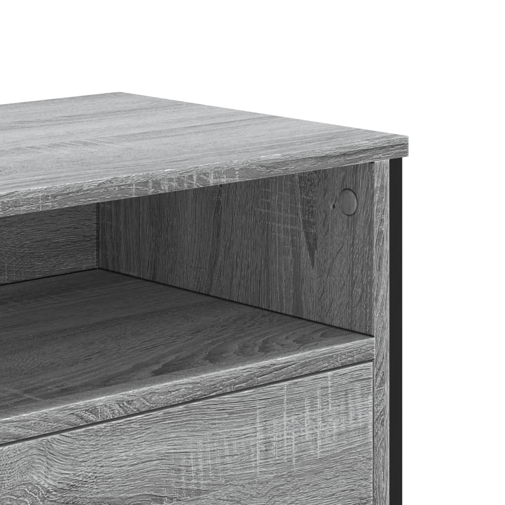 vidaXL TV-Schrank Grau Sonoma 122x34x41 cm Holzwerkstoff