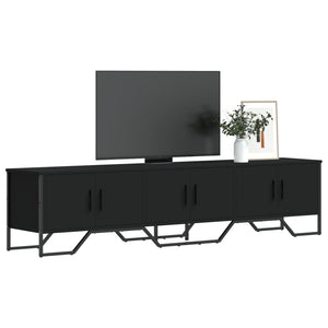 vidaXL TV-Schrank Schwarz 180x34x41 cm Holzwerkstoff