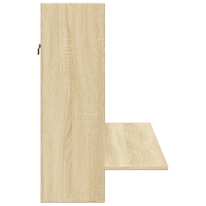 vidaXL Wand-Schreibtisch Sonoma Eiche 105x48x75 cm Holzwerkstoff