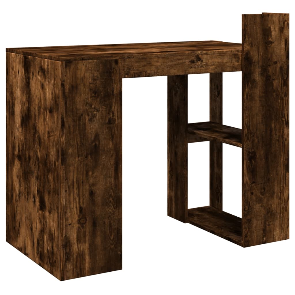 vidaXL Schreibtisch Räuchereiche 103,5x56,5x94 cm Holzwerkstoff