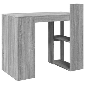 vidaXL Schreibtisch Grau Sonoma 103,5x56,5x94 cm Holzwerkstoff