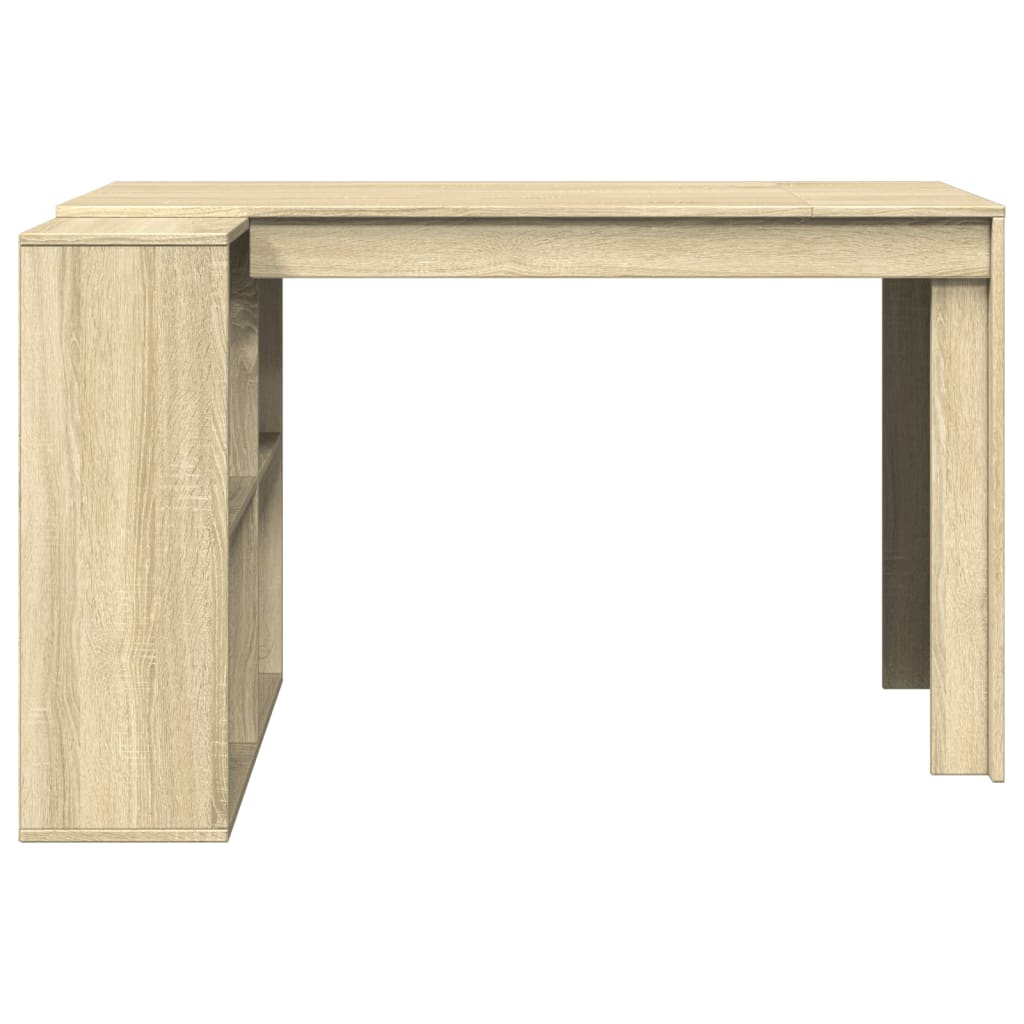 Schreibtisch Sonoma-Eiche 123,5x73,5x75 cm Holzwerkstoff Stilecasa